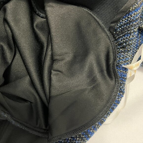 Laundry By Shelli Segal Metallic Threads Black Trim Blazer Women's 2 NWT - Picture 5 of 7